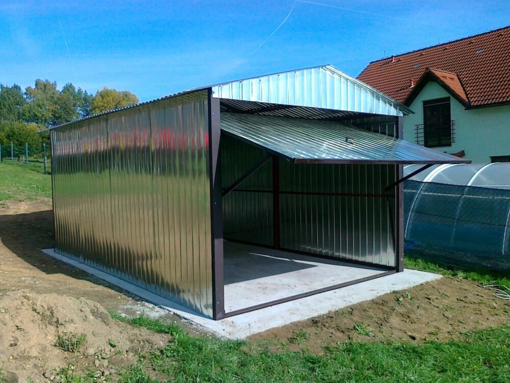 garaż blaszany 3x5