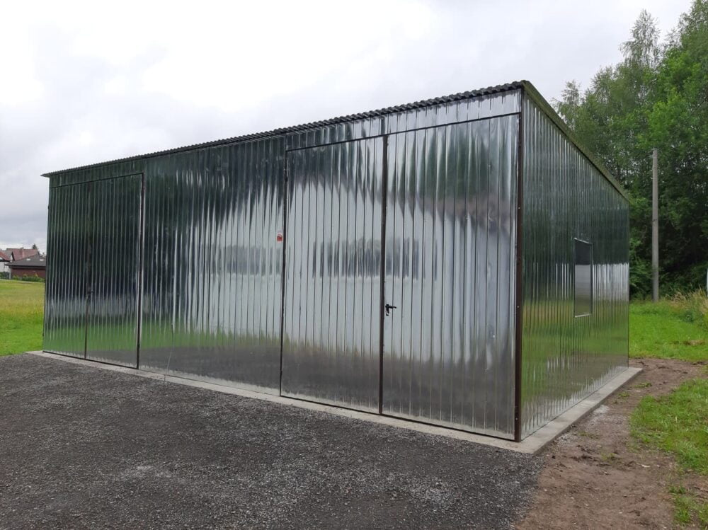 Hala magazynowa z blachy trapezowej 9x6 - Image 3
