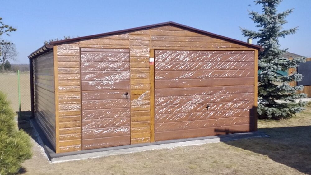 Garaż blaszany Premium dwuspadowy 5x5 - Image 2