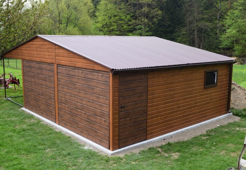 Garaż blaszany Premium dwuspadowy 9x6 - Image 4