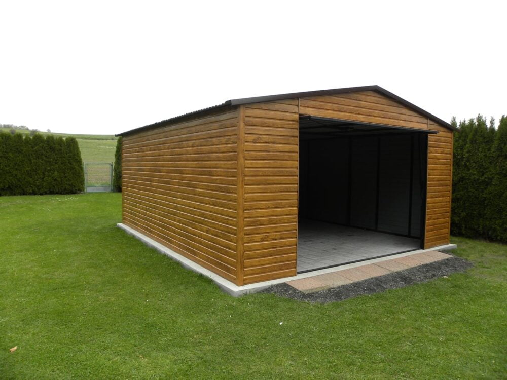 Garaż blaszany Premium dwuspadowy 6x6 - Image 3