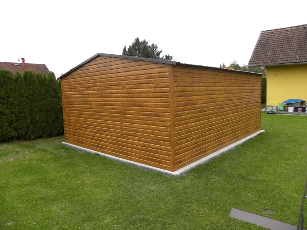 Garaż blaszany Premium dwuspadowy 6x6 - Image 4