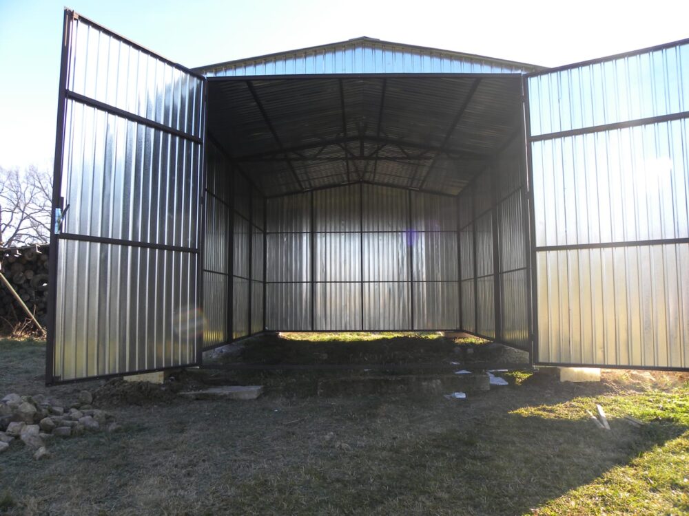 Hala magazynowa z blachy trapezowej 5x8 - Image 2