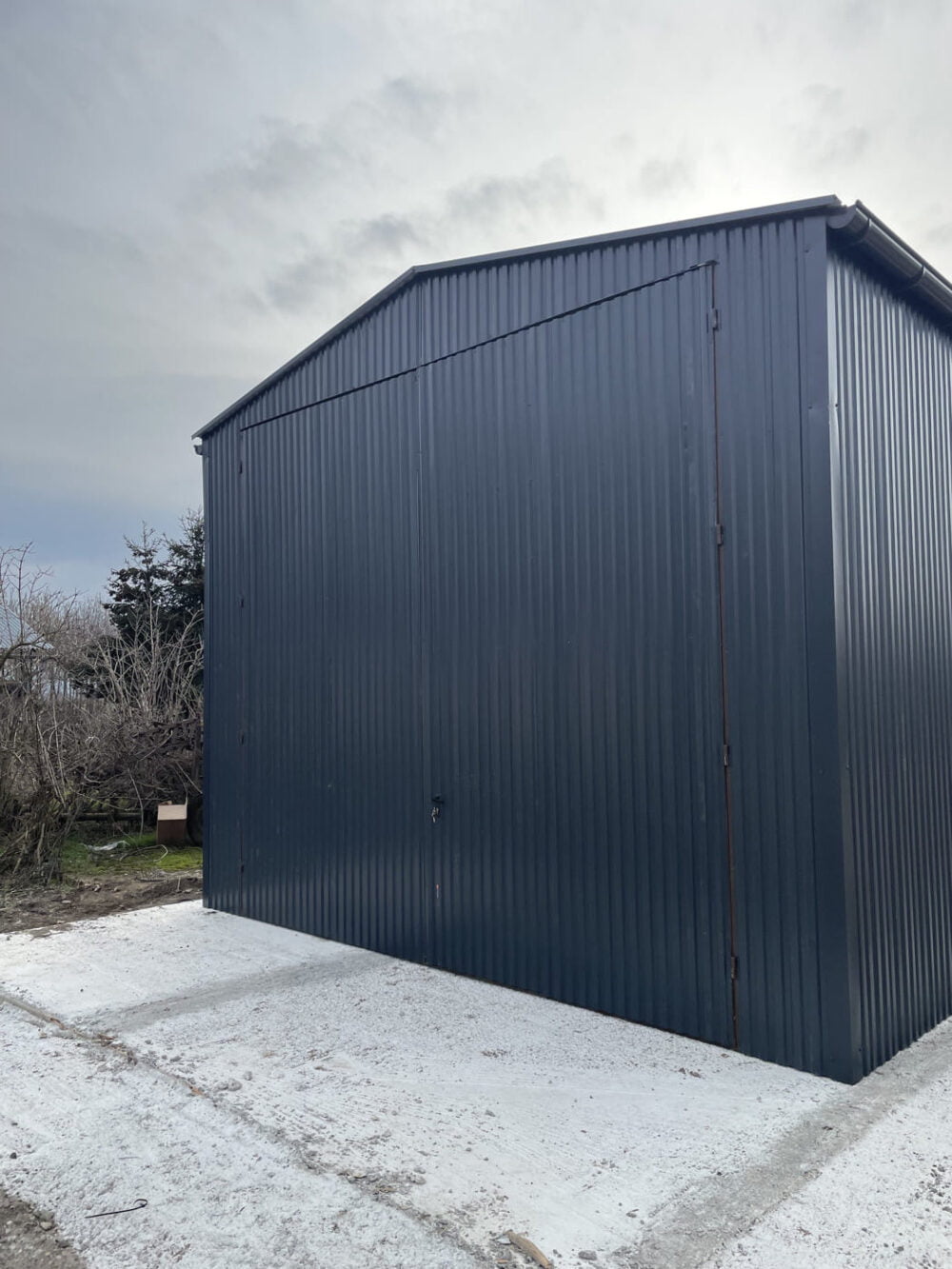 Hala magazynowa z blachy trapezowej dach dwuspadowy 5x10 - Image 2