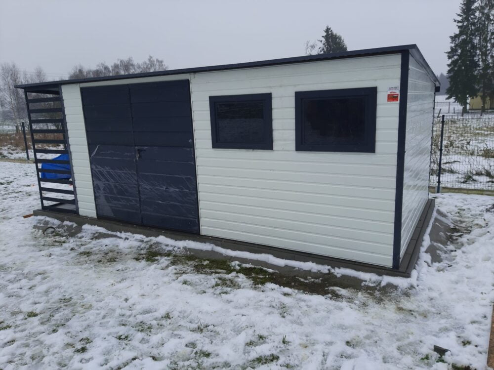 Domek ogrodowy narzędziowy 6x3 z drewutnią - Image 3