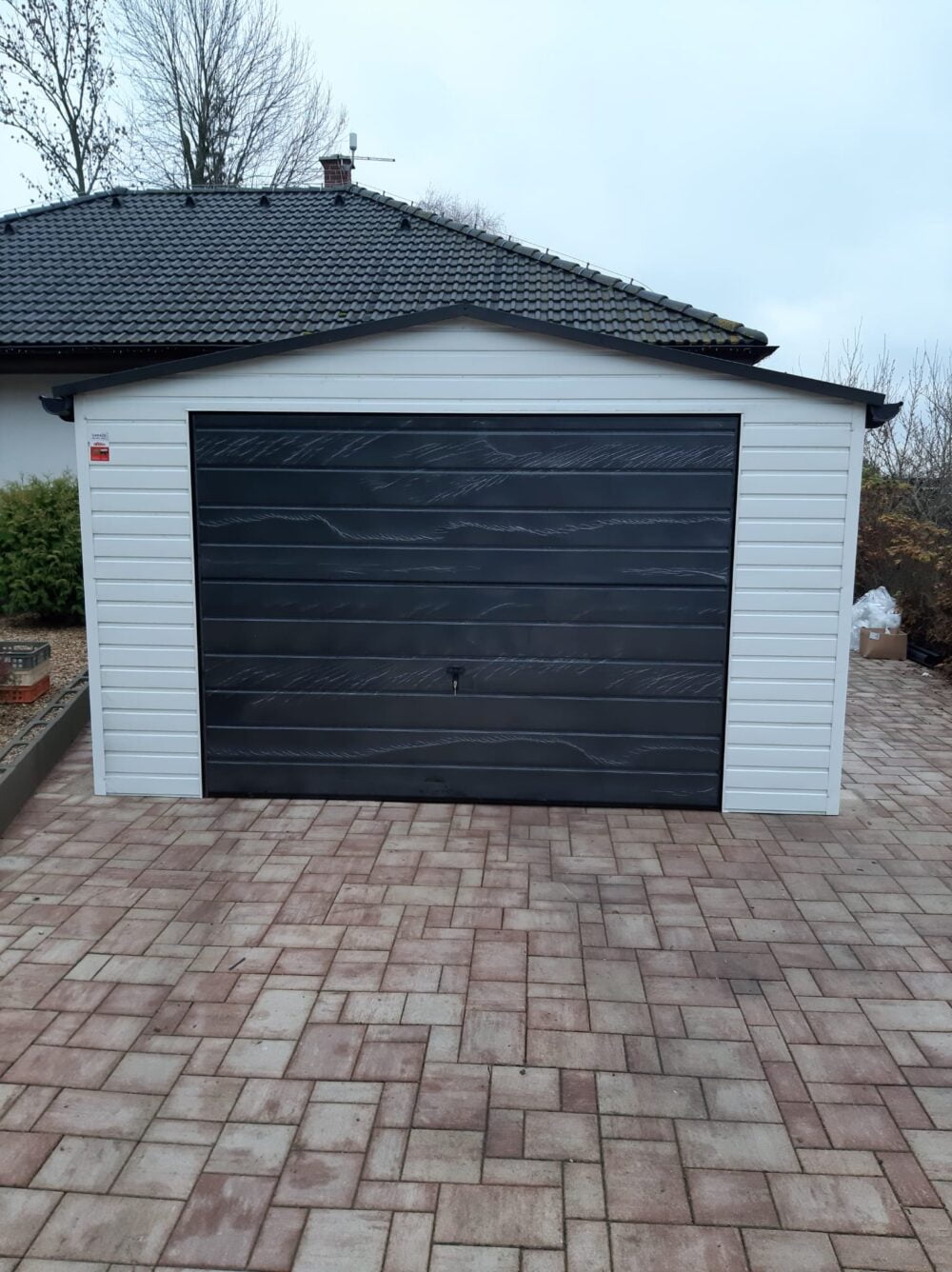 Garaż blaszany Premium dwuspadowy 4x6 - Image 3