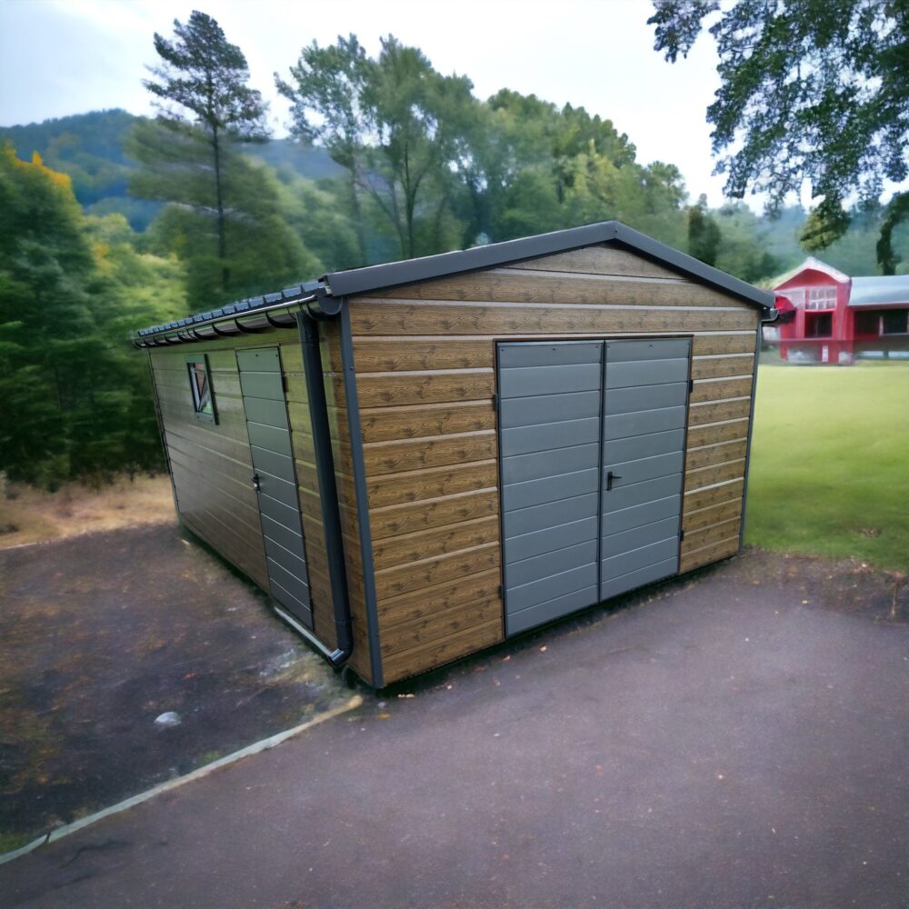 Garaż ocieplany z płyty warstwowej 4x6 - Image 3
