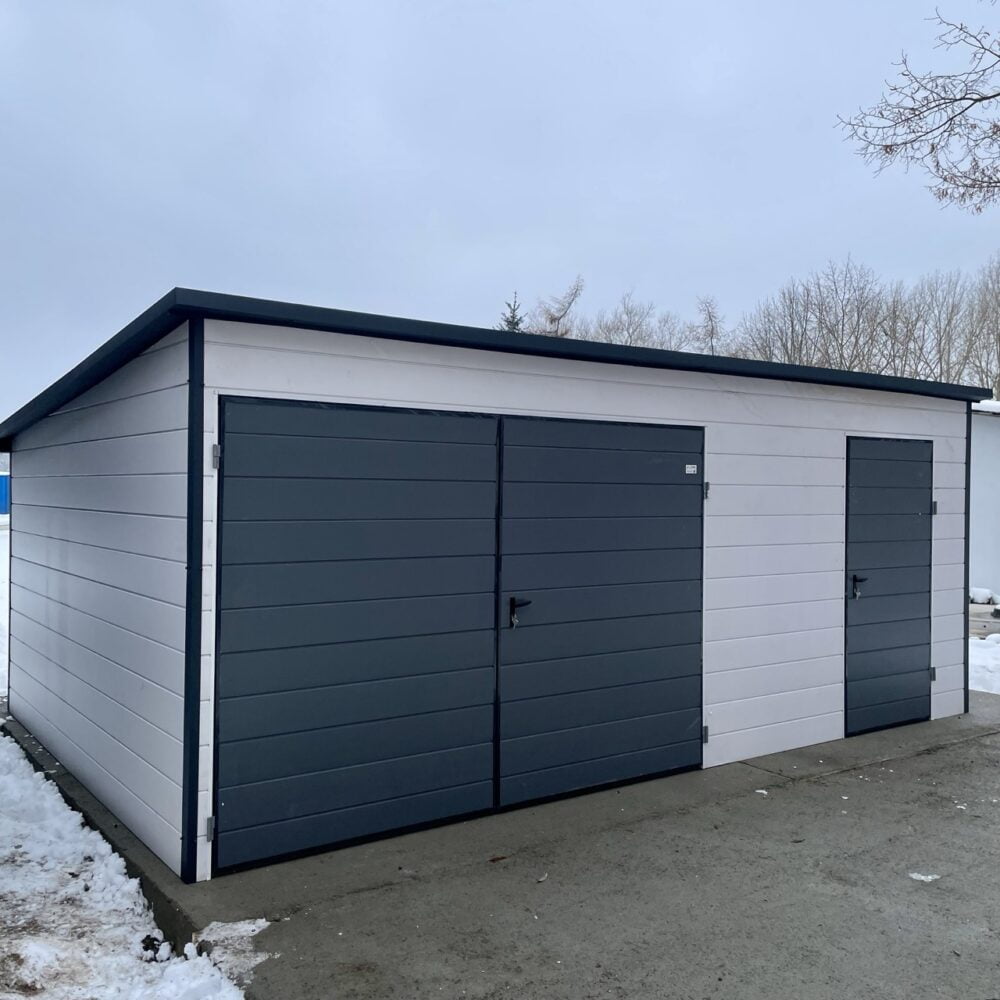 Garaż ocieplany z płyty warstwowej 6x4 - Image 2