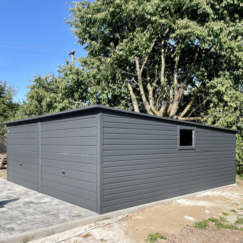 Garaż blaszany Premium dwustanowiskowy 6×6 - Image 3
