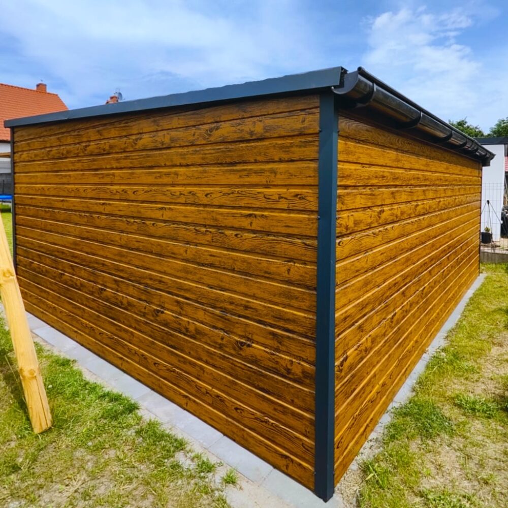 Domek ogrodowy narzędziowy 4×4 kolor złoty dąb - Image 3