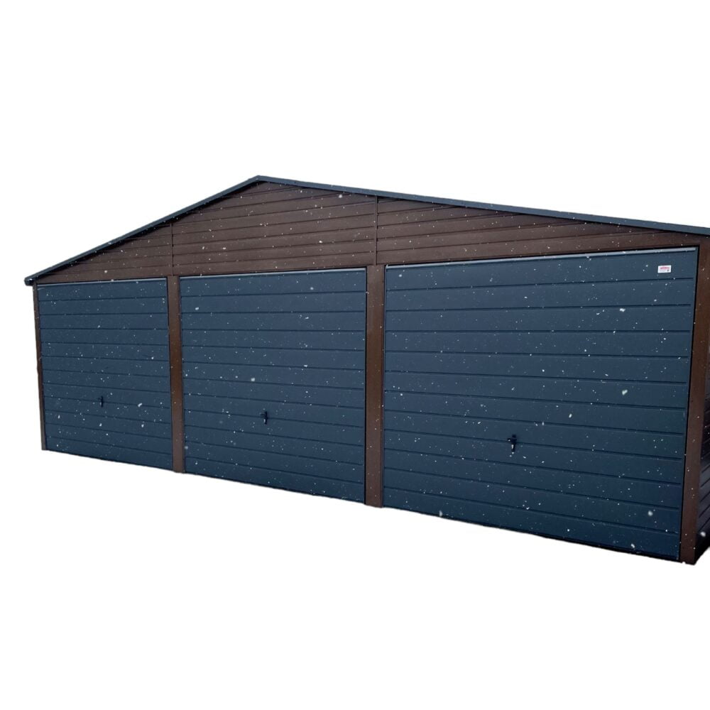 Garaż blaszany Premium dwuspadowy 9×6 - Image 2