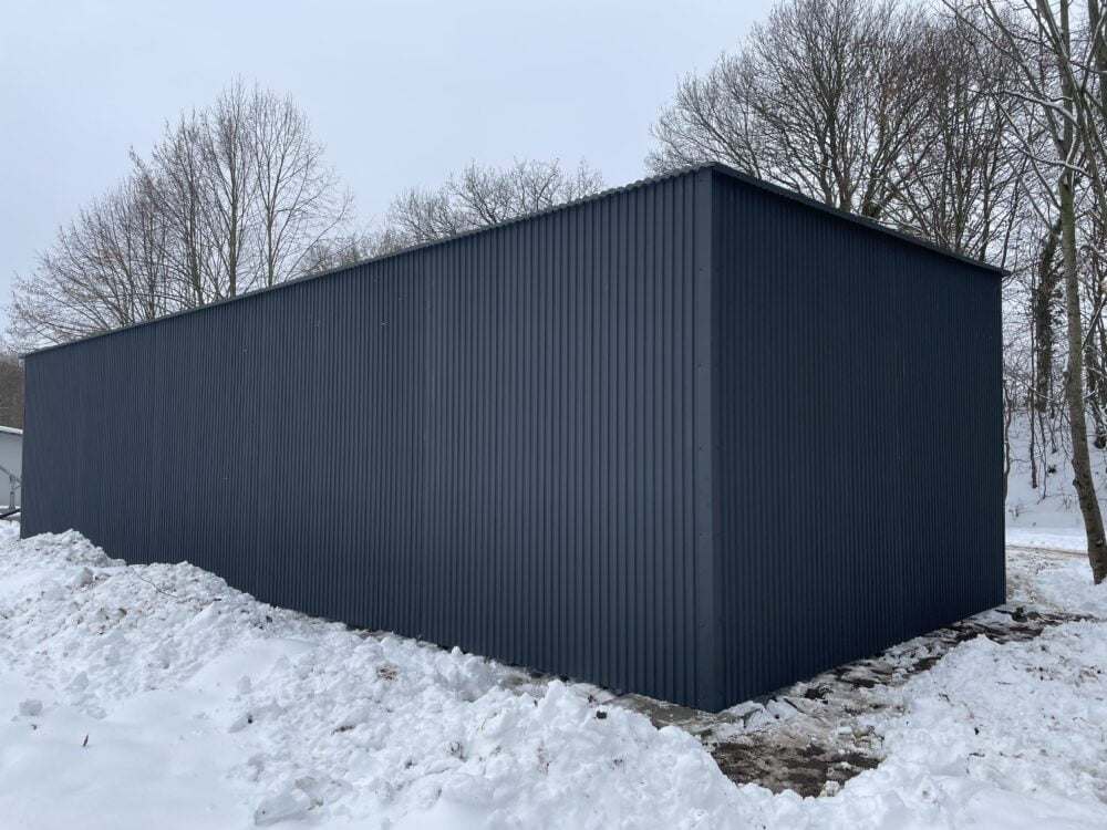 Hala magazynowa z blachy trapezowej 15x6 wysokość 3m - Image 2