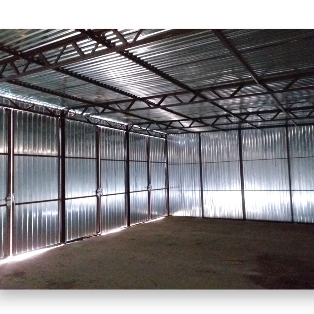 Hala magazynowa 18x6 z blachy trapezowej wysokość 3.50m - Image 2