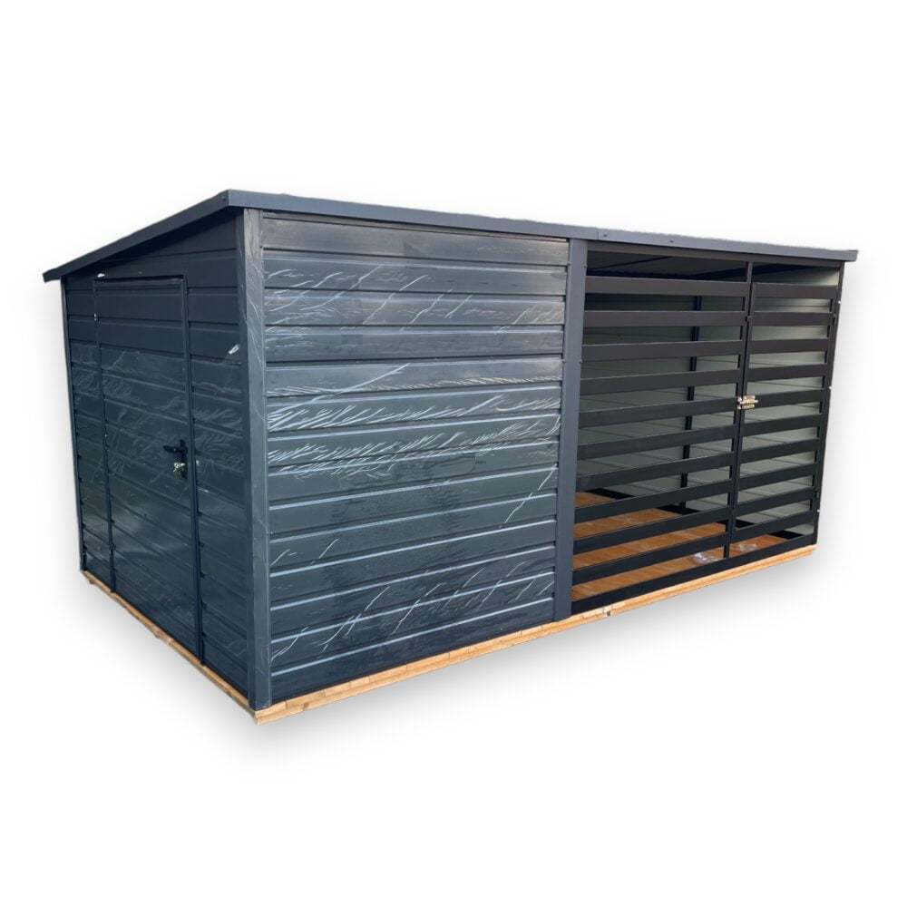 Kojec boks dla psa ze schowkiem 5x2.5m