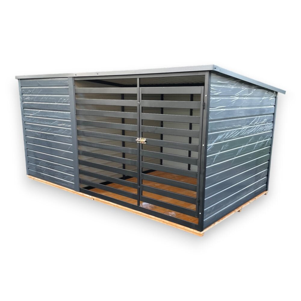 Kojec boks dla psa ze schowkiem 5x2.5m wejście z prawej strony - Image 2