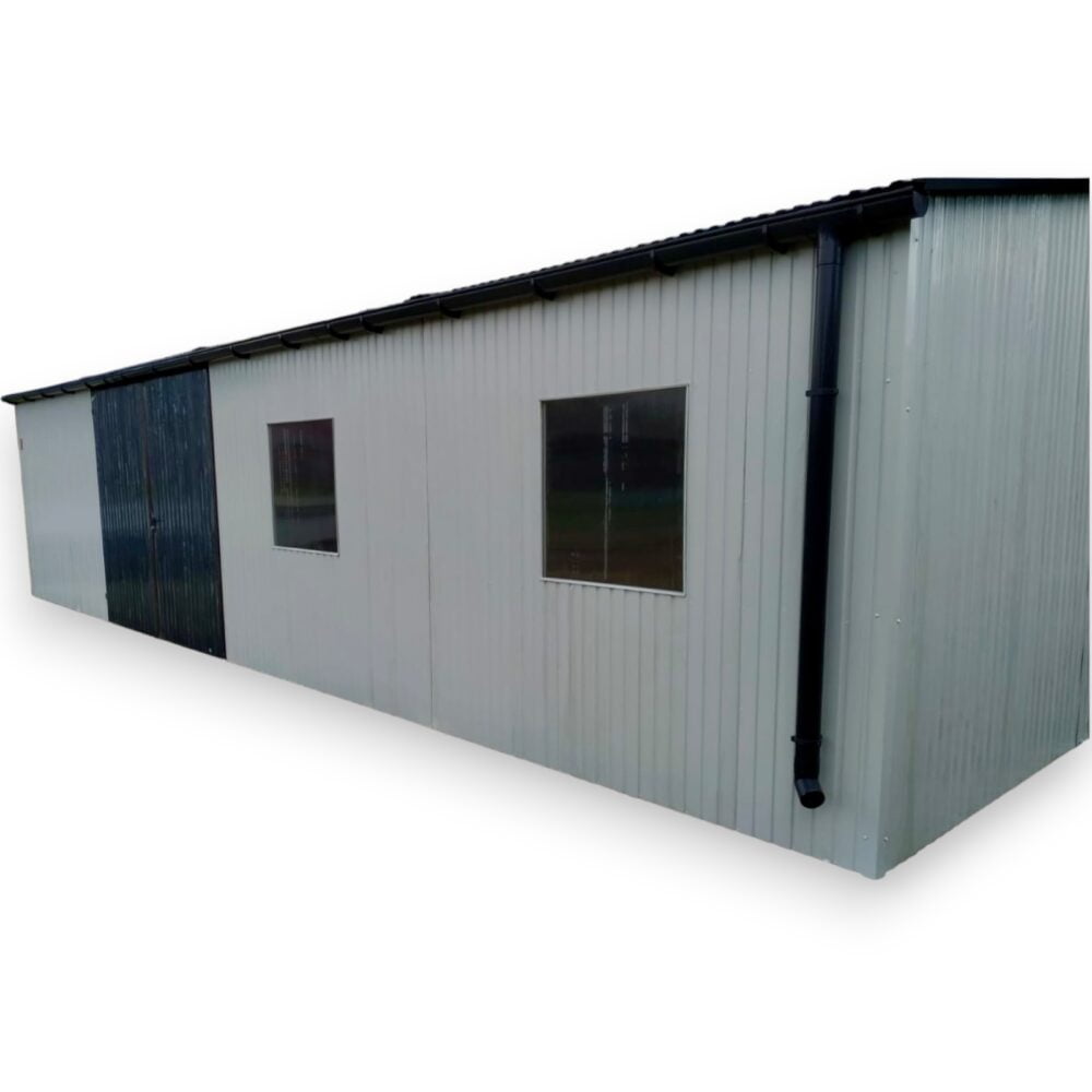 Hala magazynowa 12x6 z blachy trapezowej brama 280 cm - Image 2