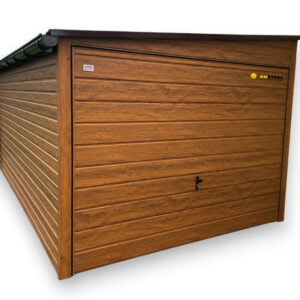 Garaż blaszany Premium 3x5m spad na lewo