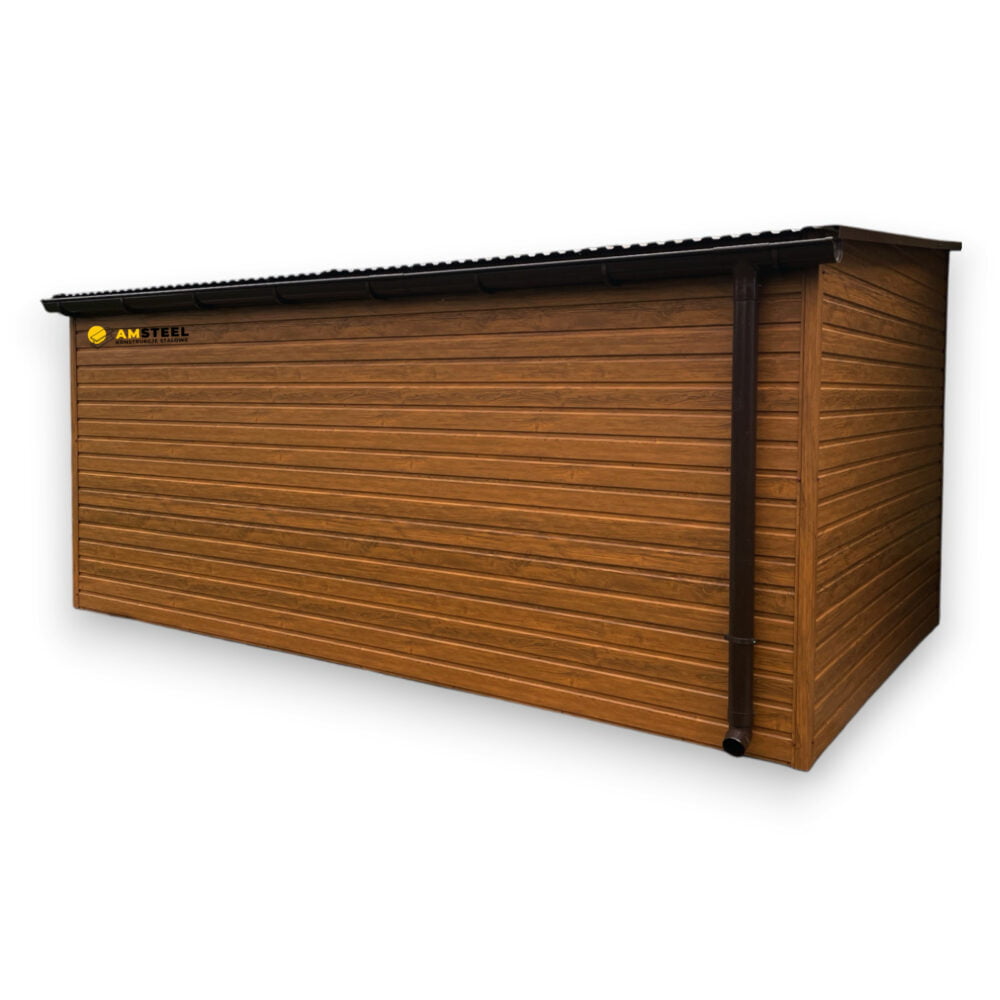 Garaż blaszany Premium 3x5m spad na prawo - Image 2