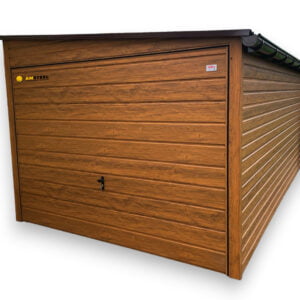 Garaż blaszany Premium 3x5m spad na prawo