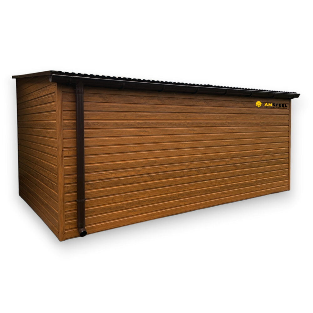 Garaż blaszany Premium 3x5m spad na lewo - Image 2