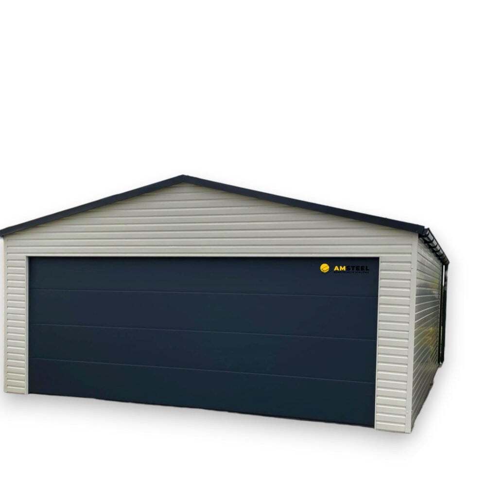 Garaż blaszany Premium 5,8x6 dwuspadowy dach - Image 2