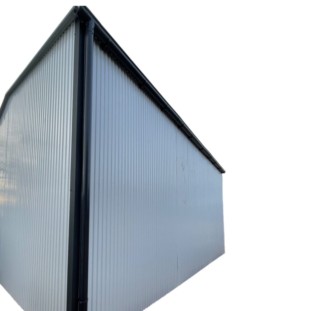 Hala magazynowa 6x12 z blachy trapezowej dach dwuspadowy - Image 2