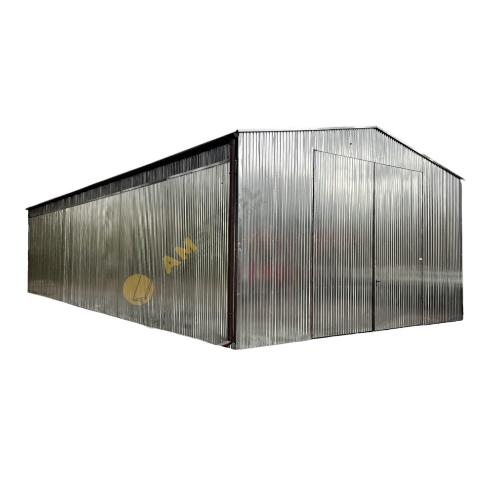 Hala magazynowa z blachy trapezowej 8x15  brama 4x4 - Image 3