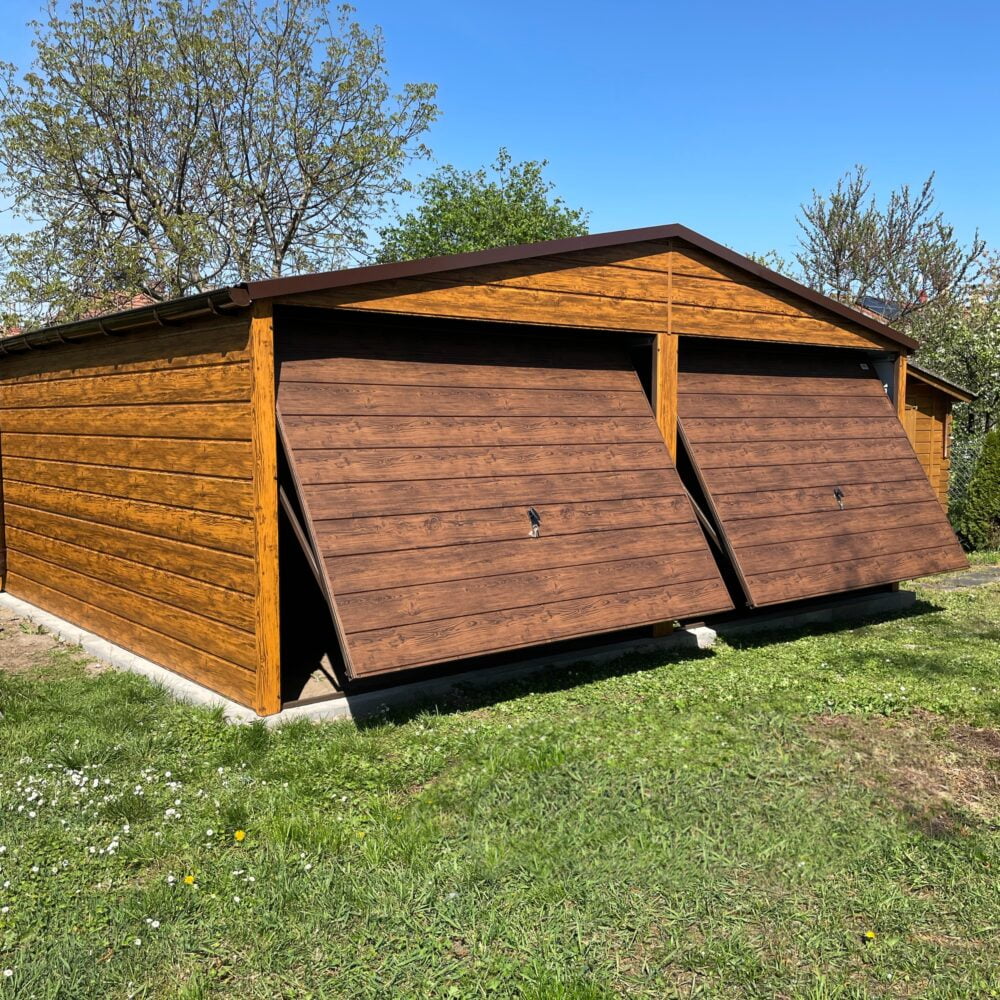 Garaż blaszany Premium dwuspadowy 6×5,8