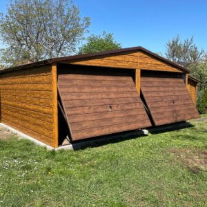 Garaż blaszany Premium dwuspadowy 6×5,8