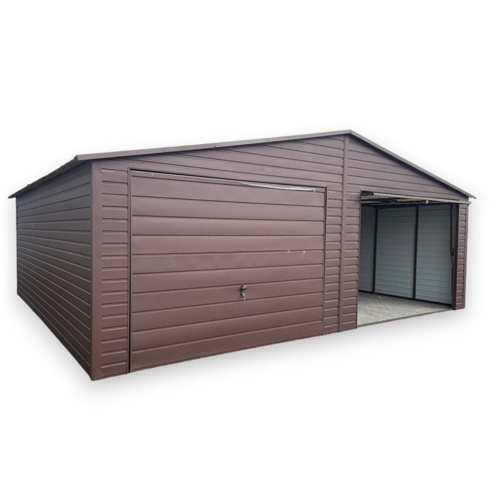 Garaż blaszany Premium dwuspadowy 6x5 - Image 4