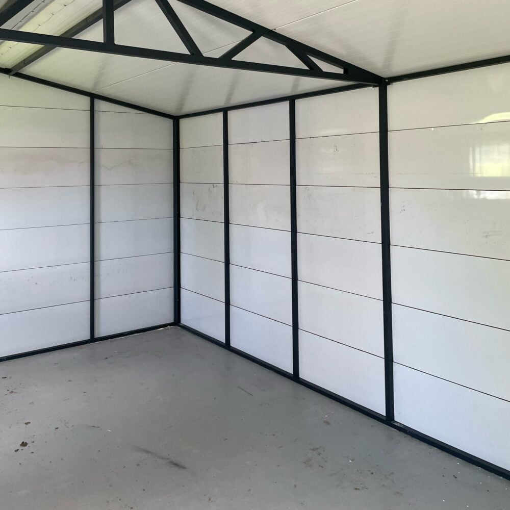 Domek ogrodowy z płyty warstwowej  6x3 drewnopodobny - Image 2