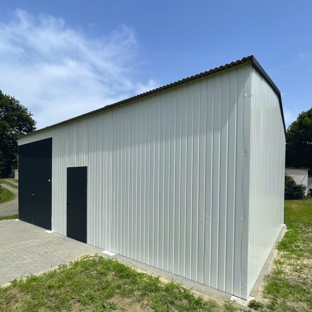 Hala magazynowa z blachy trapezowej  9x5 brama 2,8 m - Image 4