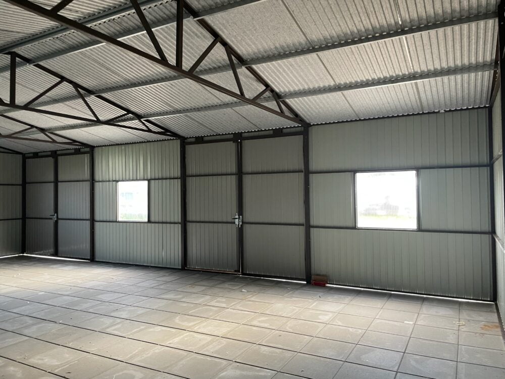Hala magazynowa 12x9 z blachy trapezowej brama 280 cm - Image 2
