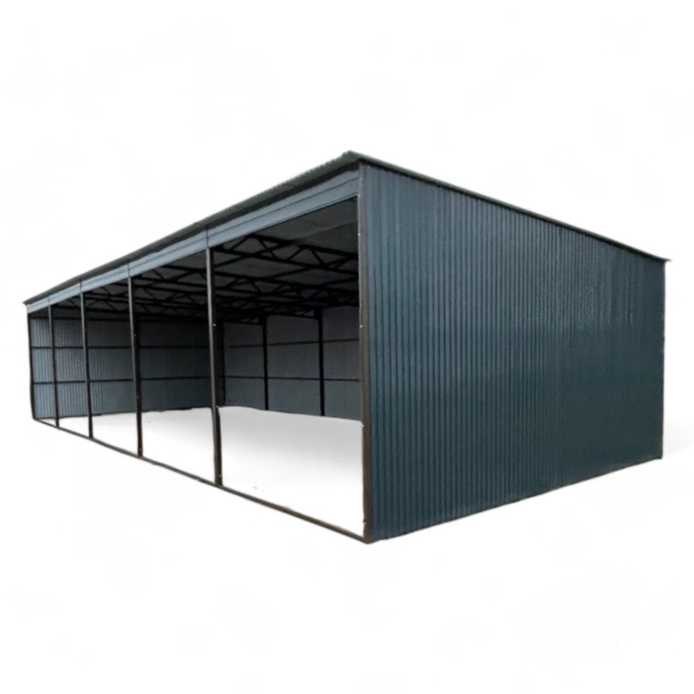 Wiata garażowa z blachy trapezowej 15x7 wysokość 3m - Image 2