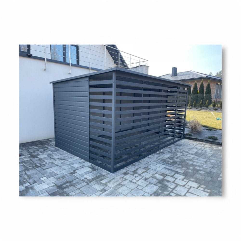 Kojec boks dla psa 4×3 m grafit - Image 2