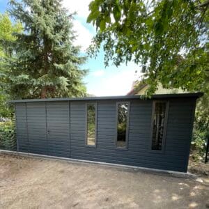 Záhradný náradiový domček 7×4 dvojité dvere