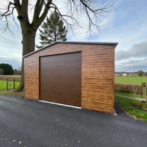 Plechová garáž PREMIUM 5 x 9 sekčné dvere