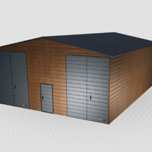 Izolovaná garáž 9x12 z dreveného sendvičového panelu